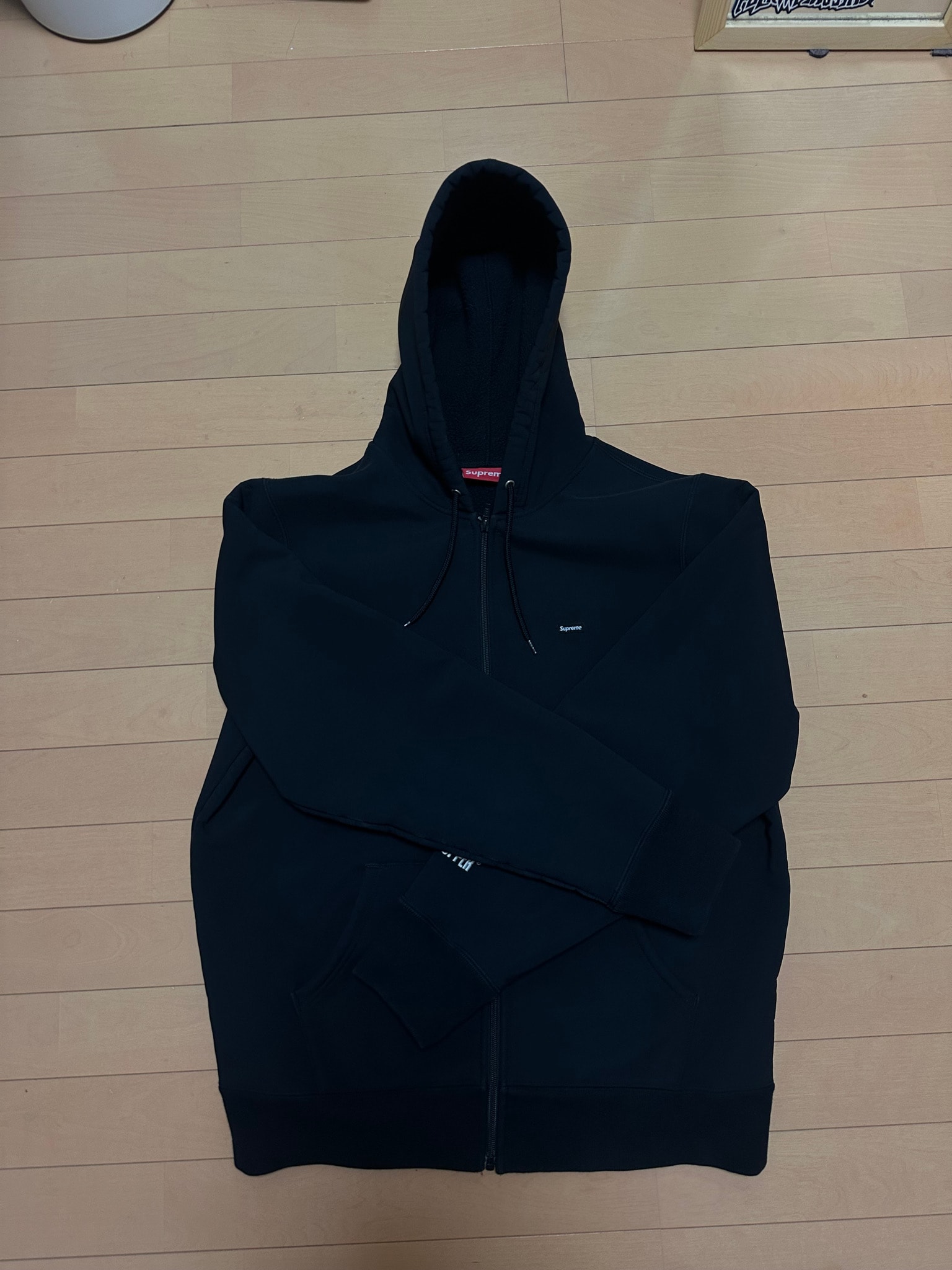 Supreme Windstopper Zip Up Hooded Sweatshirt "Black"