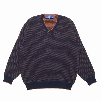 Dunhill ダンヒル ニット サイズS Vネック セーター ブランド古着【中古】20260413/RA8894