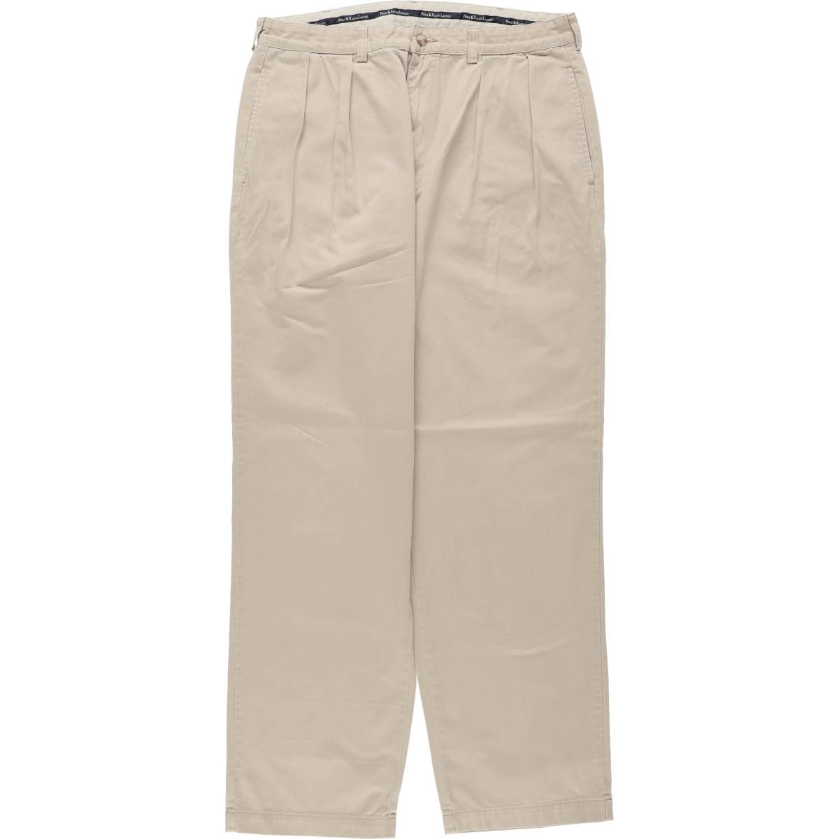 古着 ラルフローレン Ralph Lauren POLO RALPH LAUREN ANDREW PANT ツータック チノパンツ メンズw34相当/eaa680705