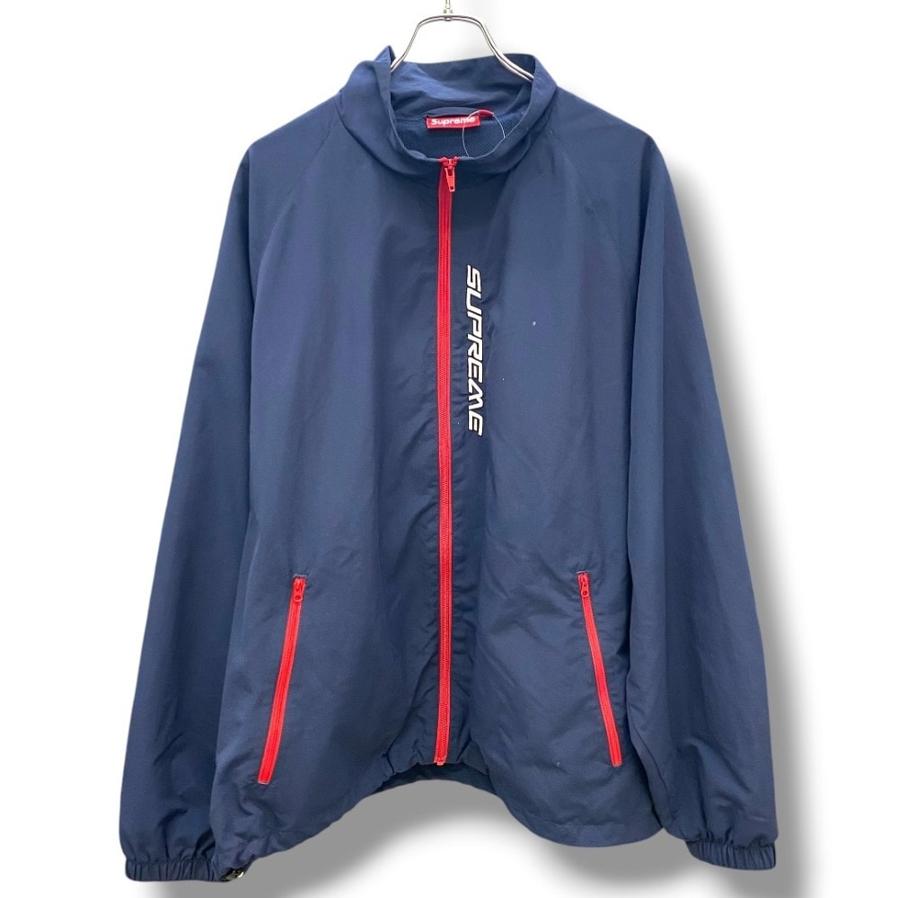 SUPREME 25SS Contrast Zip Track Jacket Navy