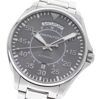 ☆良品 ハミルトン カーキ パイロット H646150 メンズ 【中古】