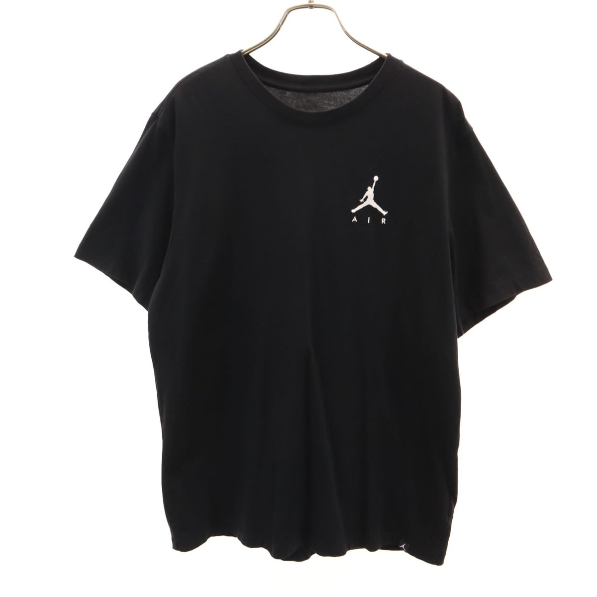 AIR JORDAN エアジョーダン ジャンプマン刺繍 半袖 Tシャツ L ブラック NIKE ナイキ