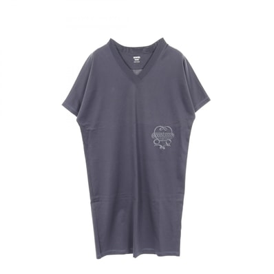 エルメス HERMES ワンピース 衣料品 トップス コットン レディース ネイビー系 【中古】