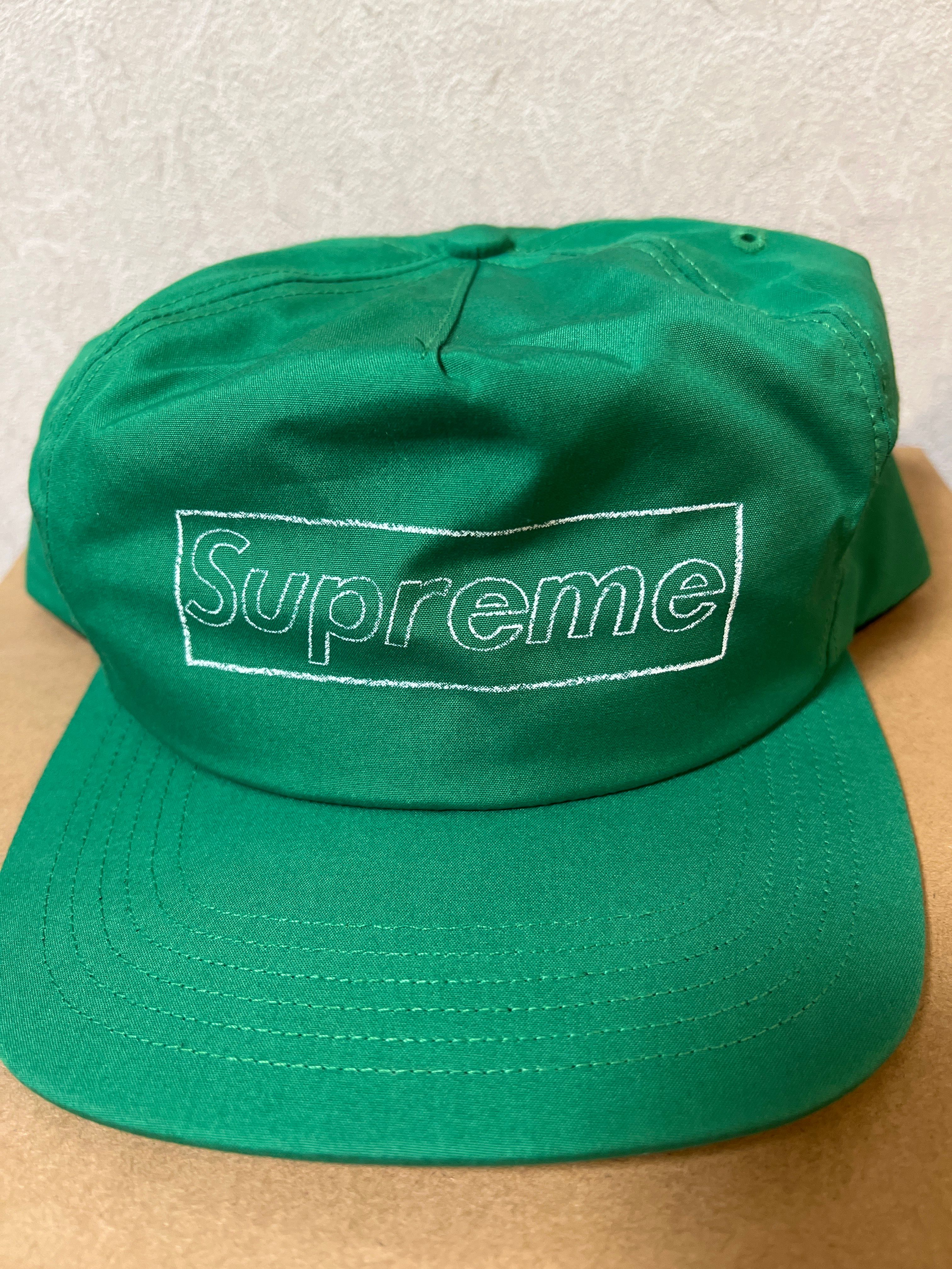Supreme KAWS Chalk Logo 5-Panel "Green"