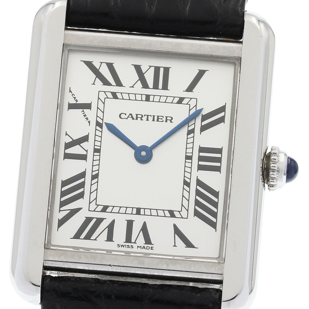 ☆良品 カルティエ タンクソロ SM W1018255 レディース 【中古】