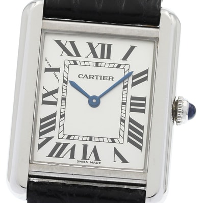 ☆良品 カルティエ タンクソロ SM W1018255 レディース 【中古】