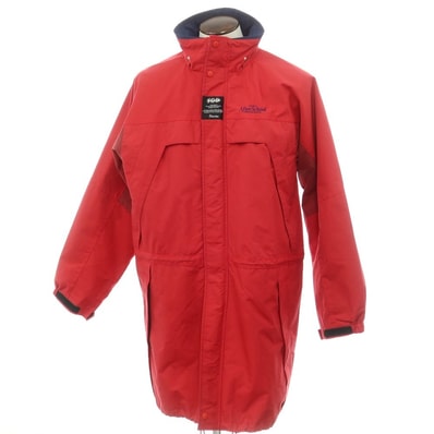 【中古】ダイリク DAIRIKU AFTER SCHOOL ナイロン ロングコート レッド【サイズF】【メンズ】