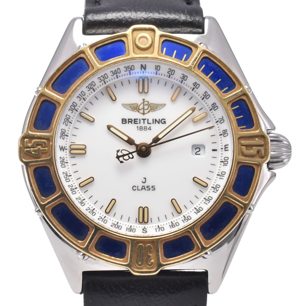 ブライトリング BREITLING D52064 Jクラス デイト ホワイト クォーツ レディース 腕時計 K#149981