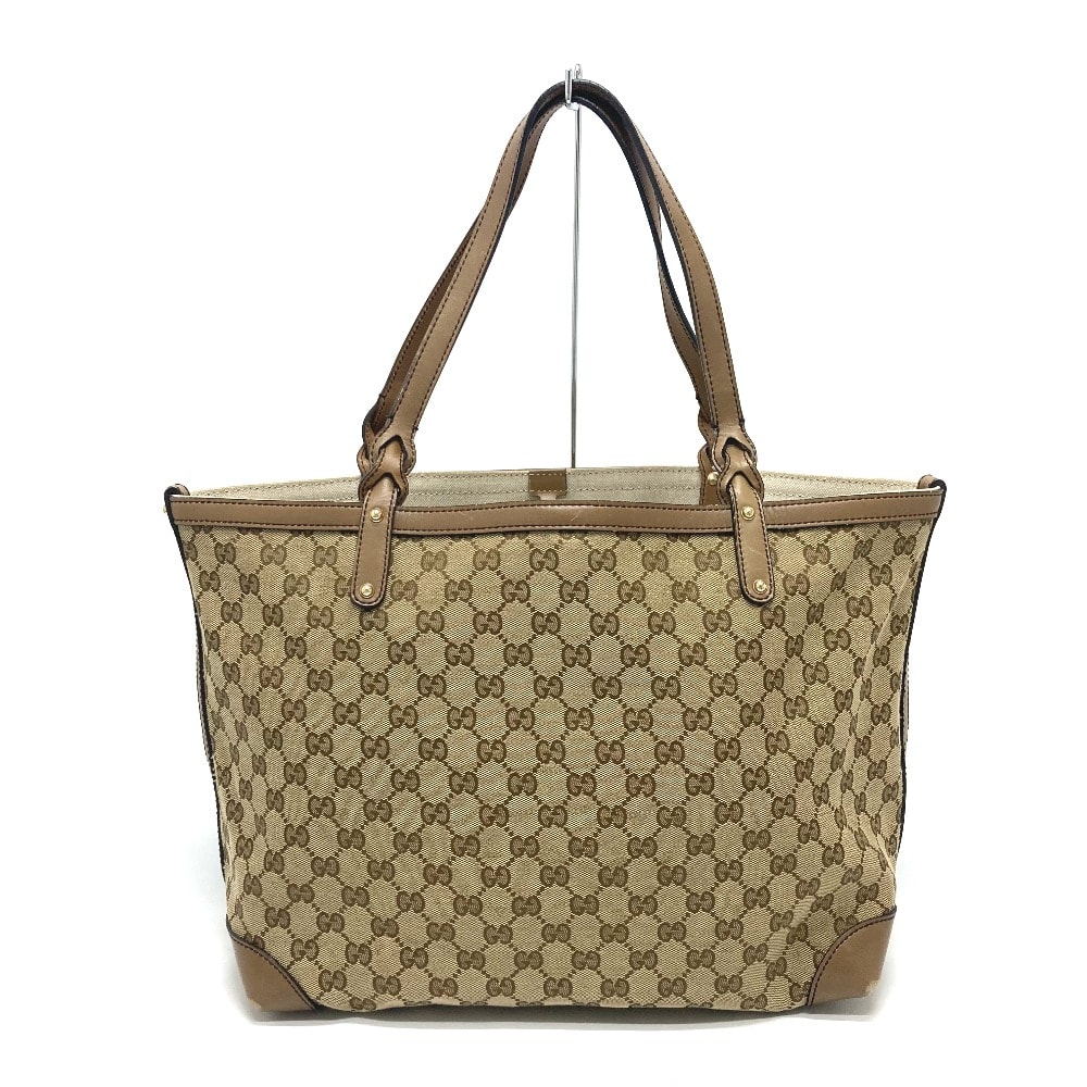 グッチ GUCCI GGキャンバス 247209 ポーチ付き トートバック バック カバン トートバッグ GGキャンバス ベージュ×ブランド