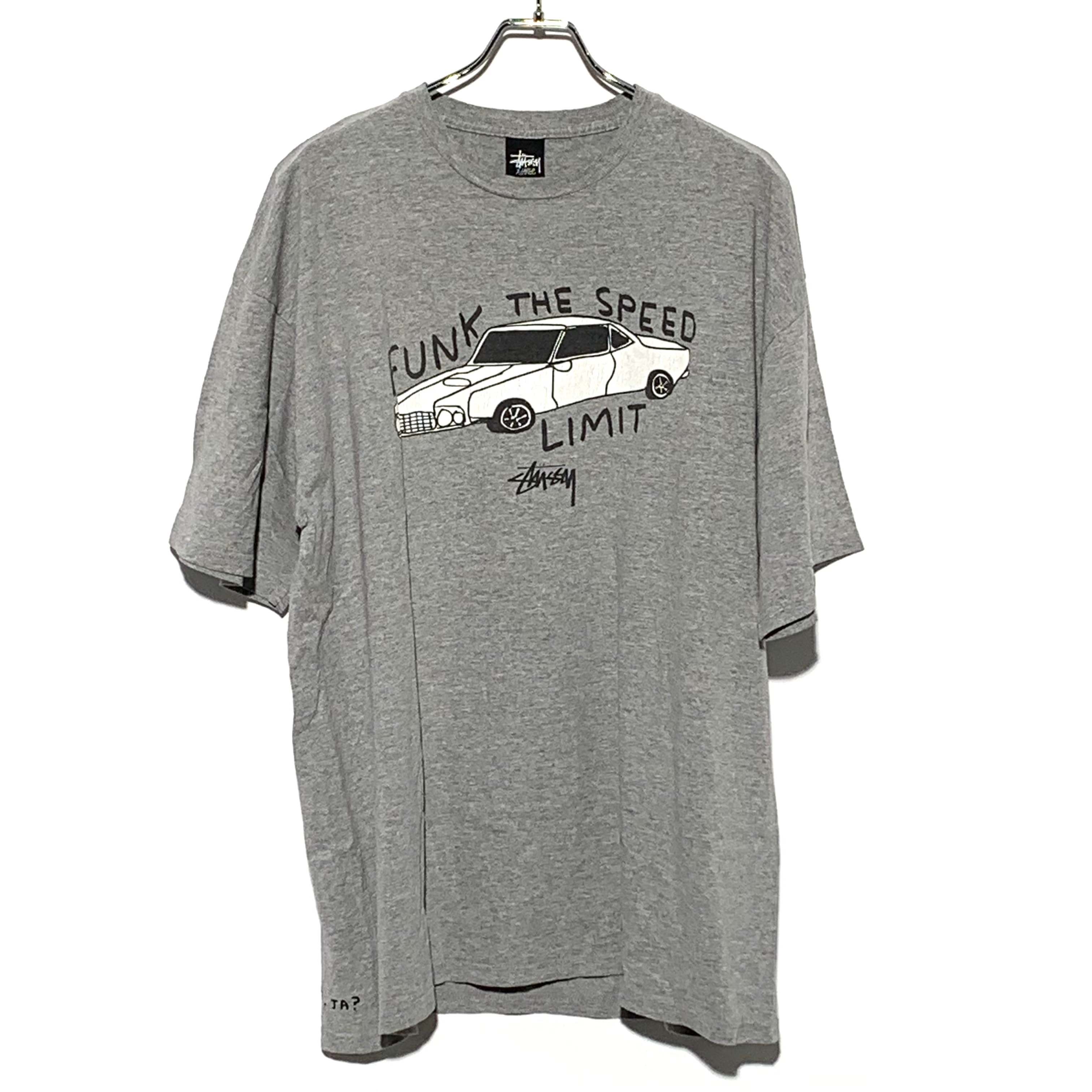 STUSSY FUNK THE SPEED LMIT TEE Gray