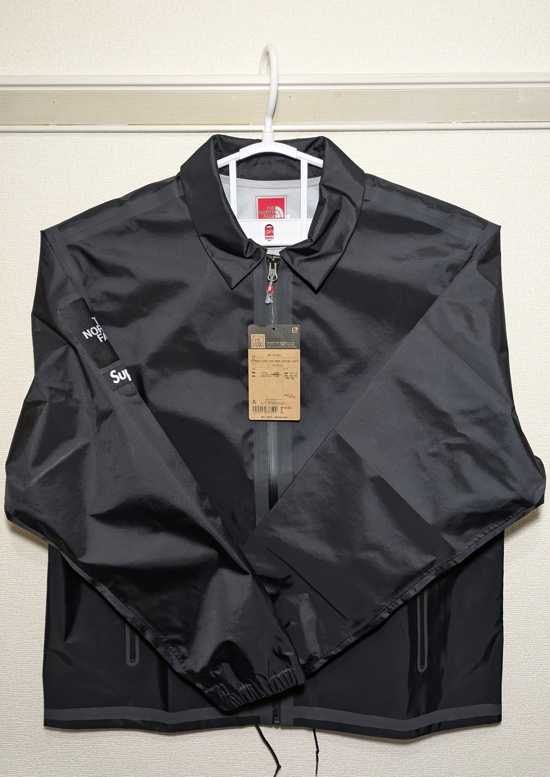 Supreme x The North Face Summit Series Outer Tape Seam Coaches Jacket "Black"