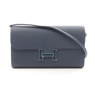 エルメス HERMES コンスタンス ロング トゥーゴー ショルダーバッグ バッグ レザー ヴォーエプソン ヴォーエプソン K刻印(2025年製造) レディース ネイビー系 ブルーネイビー 【中古】