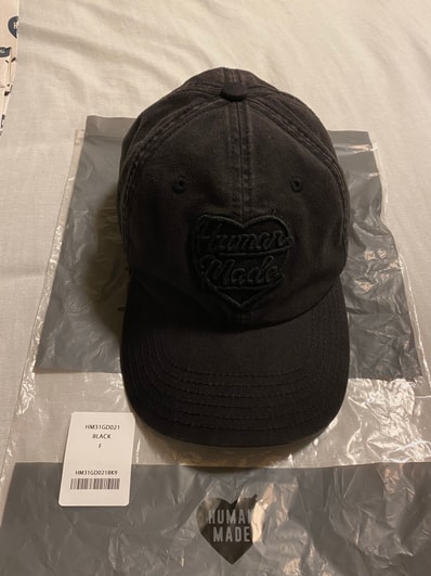 HUMAN MADE 6Panel Twill Cap "Black"