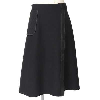 Salvatore Ferragamo サルヴァトーレフェラガモ スカート サイズM ニットスカート イタリア製 ブランド古着【中古】20260429/RA9152