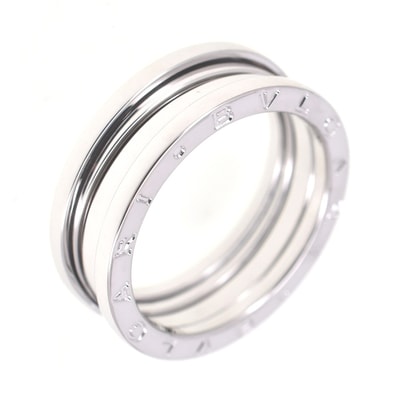 ブルガリ BVLGARI B-Zero1 リング サイズ61/JP21 K18WG メンズ S#138544