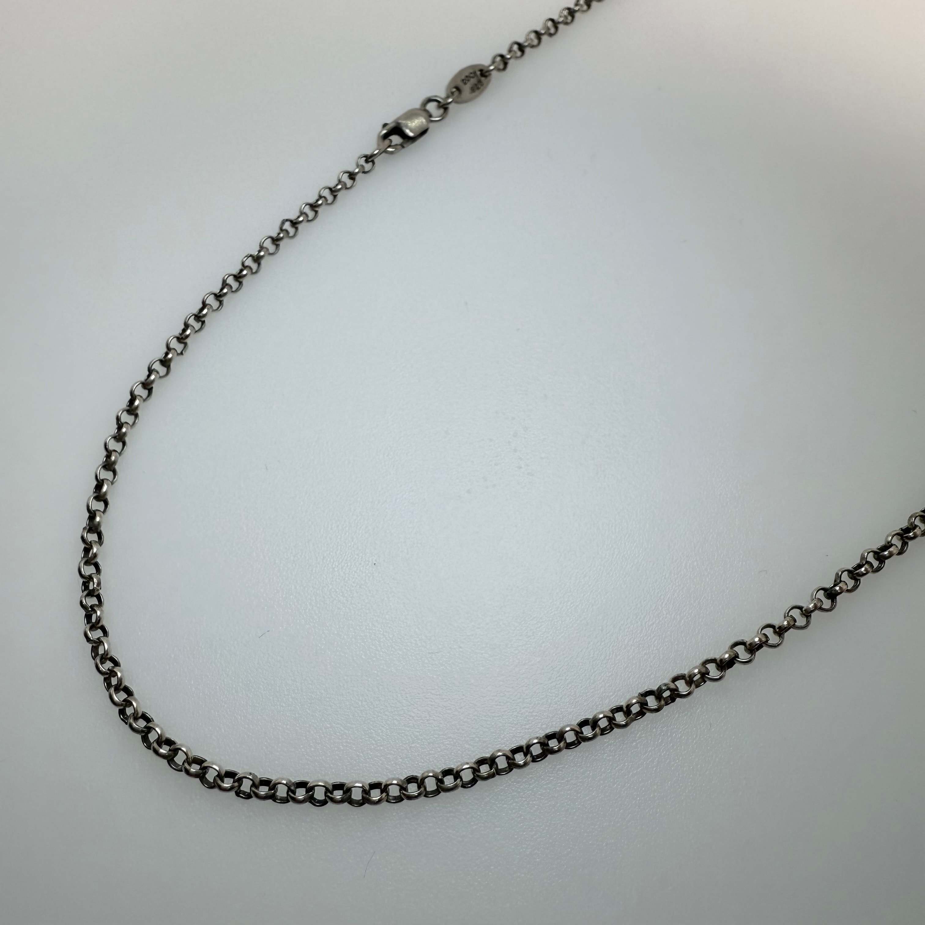 Chrome Hearts Roll Chain Necklace "Silver"