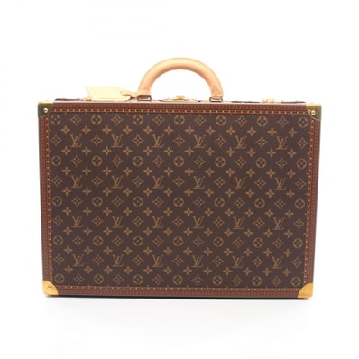 ルイ・ヴィトン LOUIS VUITTON アルゼール55 モノグラム スーツケース バッグ PVCコーティングキャンバス レザー メンズ レディース ブラウン系 M21229 【中古】