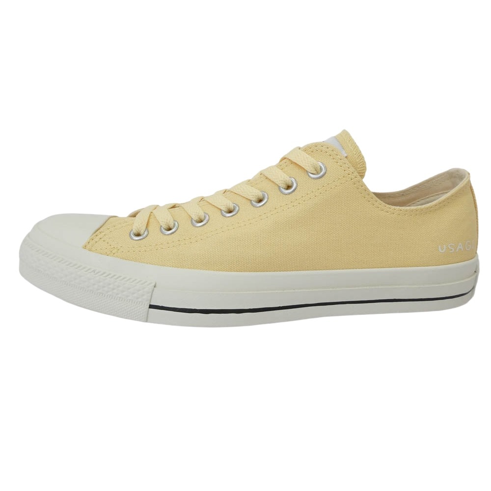CONVERSE コンバース スニーカー 1SE429 × ちいかわ ALL STAR MC OX CHIIKAWA USAGI うさぎ オールスター スニーカー イエロー系 27.5cm【新古品】【未使用】【中古】