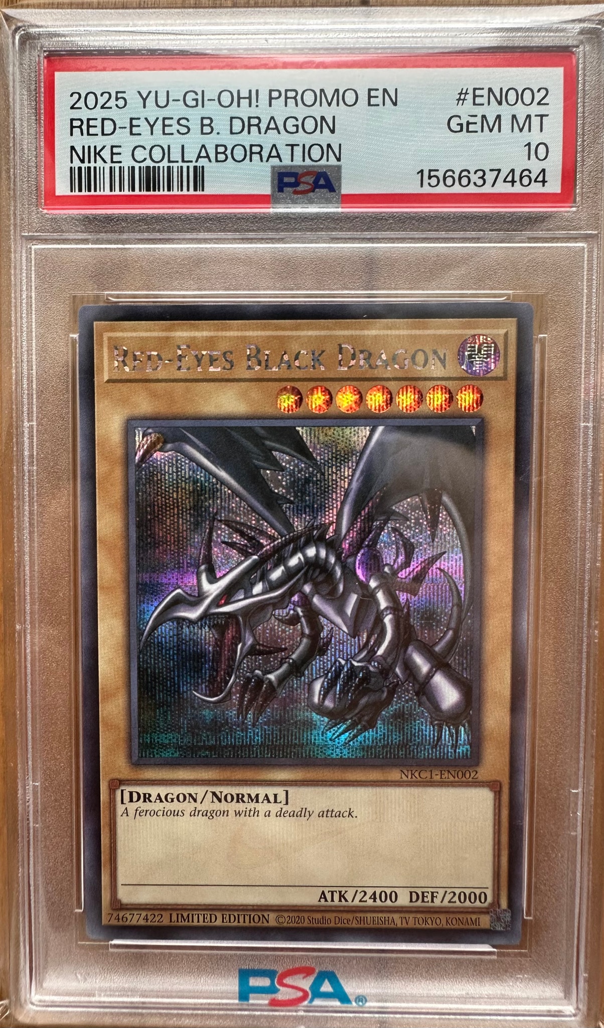PSA10】真紅眼の黒竜 SE [NKC1-EN002](遊戯王 x ナイキ エアーマックス