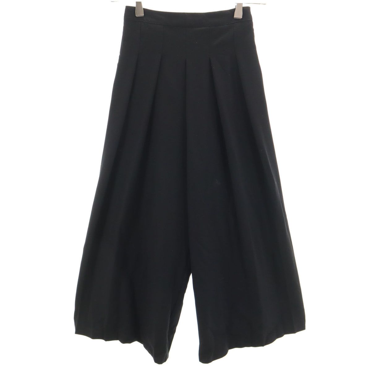 ZARA タック ストレッチ ワイドパンツ