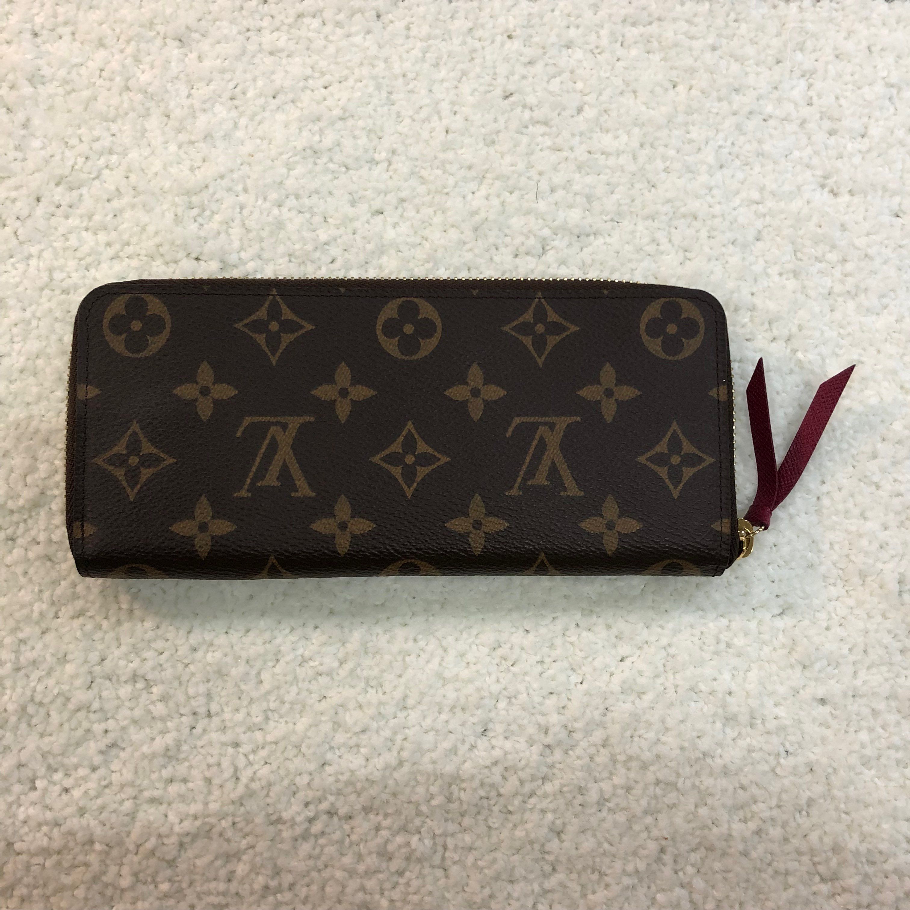 Louis Vuitton Clemence Wallet Monogram "Fuchsia"