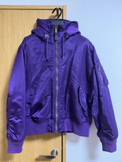 Supreme Hooded MA-1 "Purple"