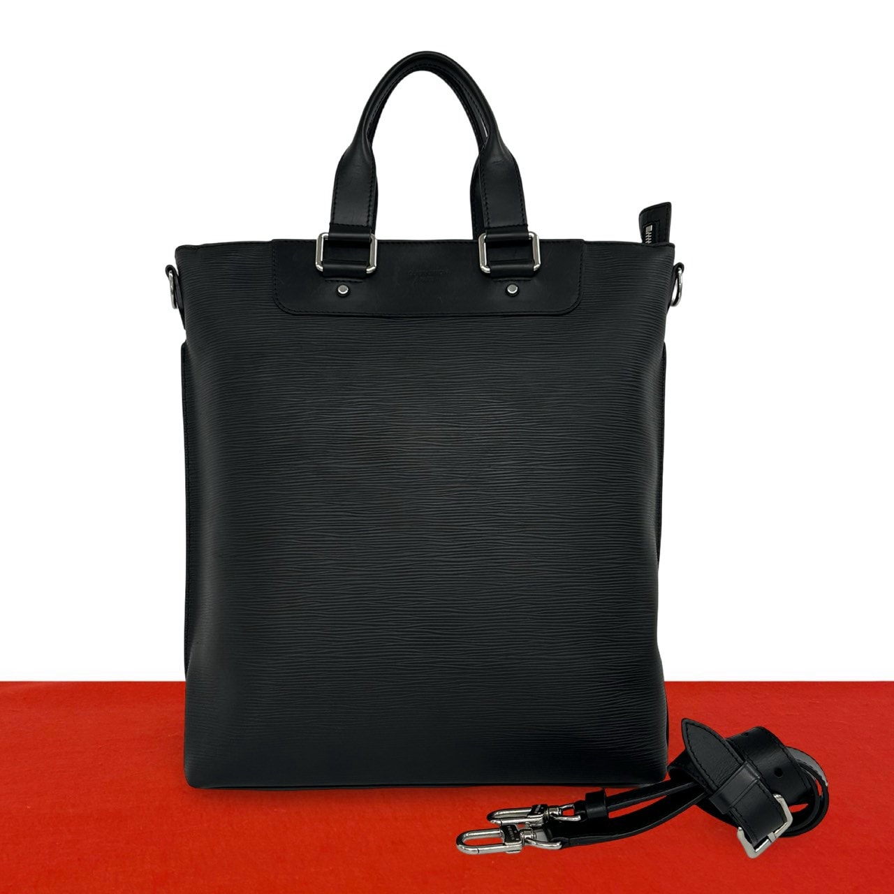 LOUIS VUITTON ルイヴィトン カバ ジュール エピ レザー ショルダーバッグ ノワール ブラック
 pd7-2