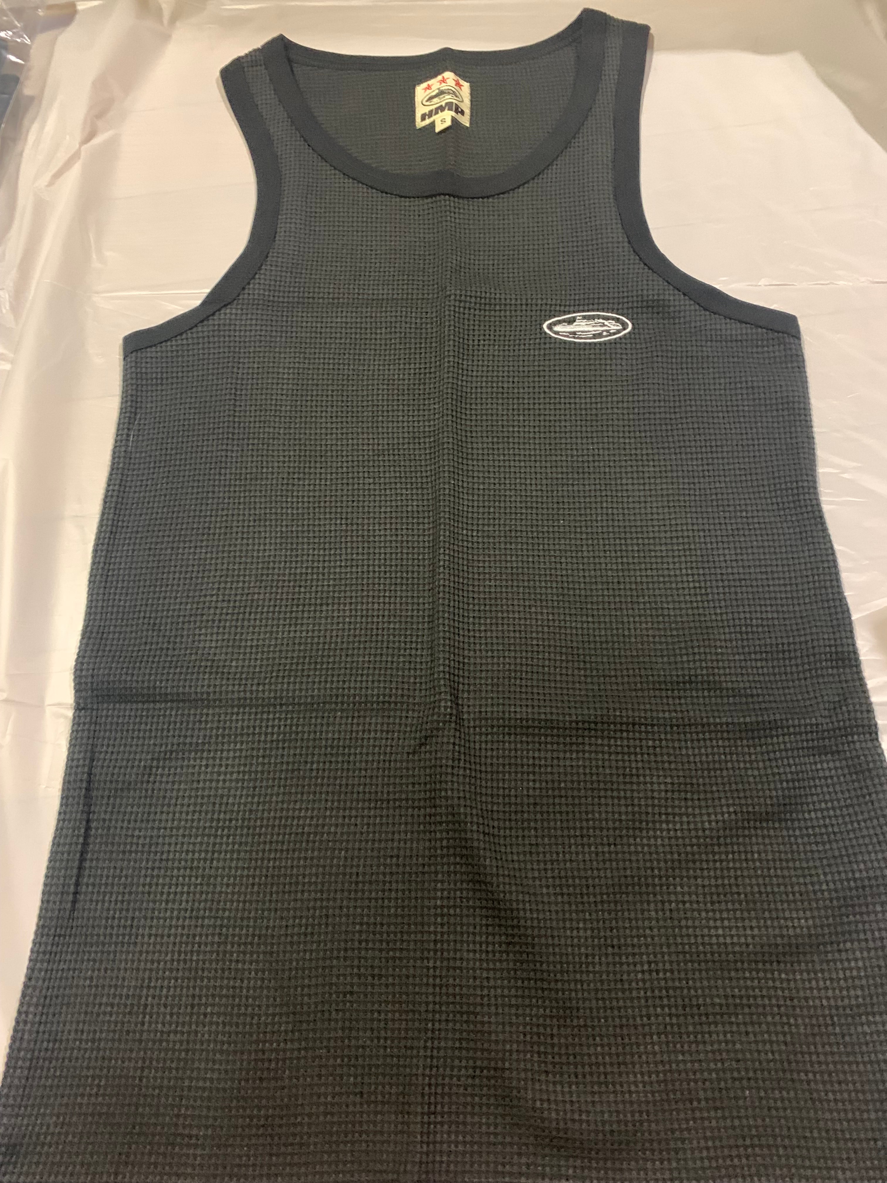 新品 Corteiz コーテイズ Sサイズ タンクトップ ノースリーブ  スリーブレス Sleeveless Tank Top リブタンクトップ 1PAC 黒色 Top