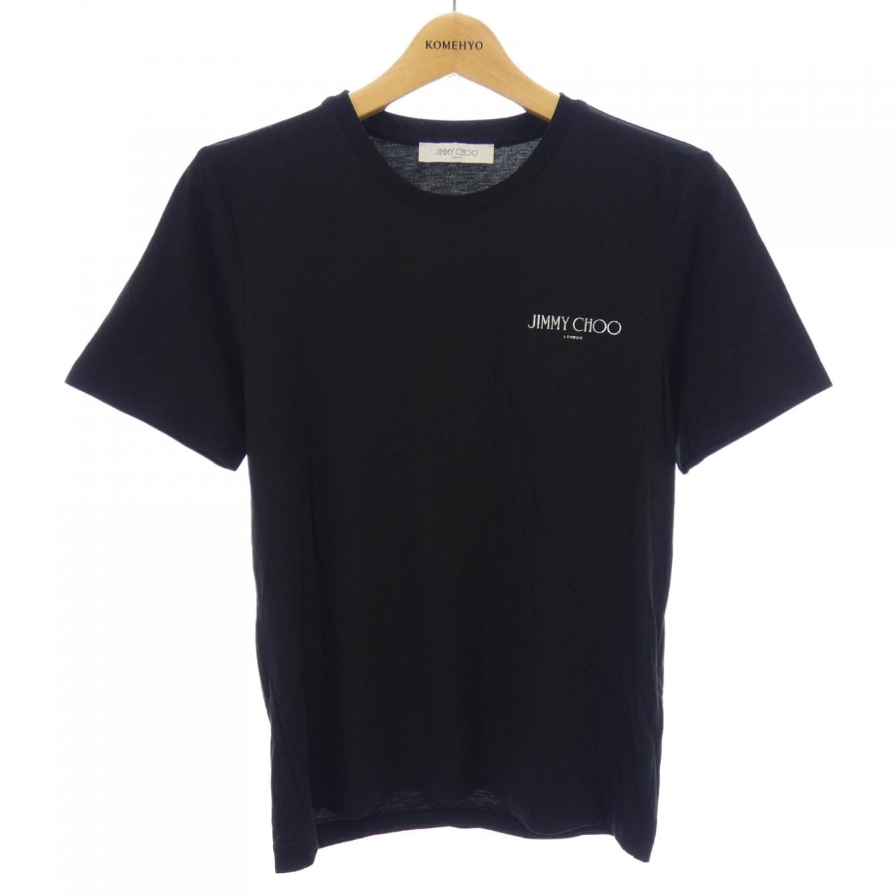 未使用 ジミーチュウ ロゴプリント カットソー M Tシャツ 新品タグ付き C (やや傷や汚れあり)】ジミーチュウ JIMMY CHOO Tシャツの古着・中古