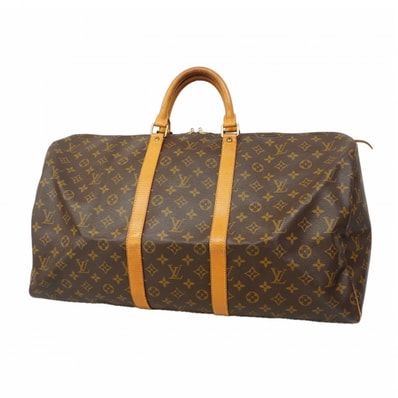 【6gd4007】ルイヴィトン ボストンバッグ モノグラム キーポル55 M41424 ブラウン【中古】メンズ レディース ユニセックス