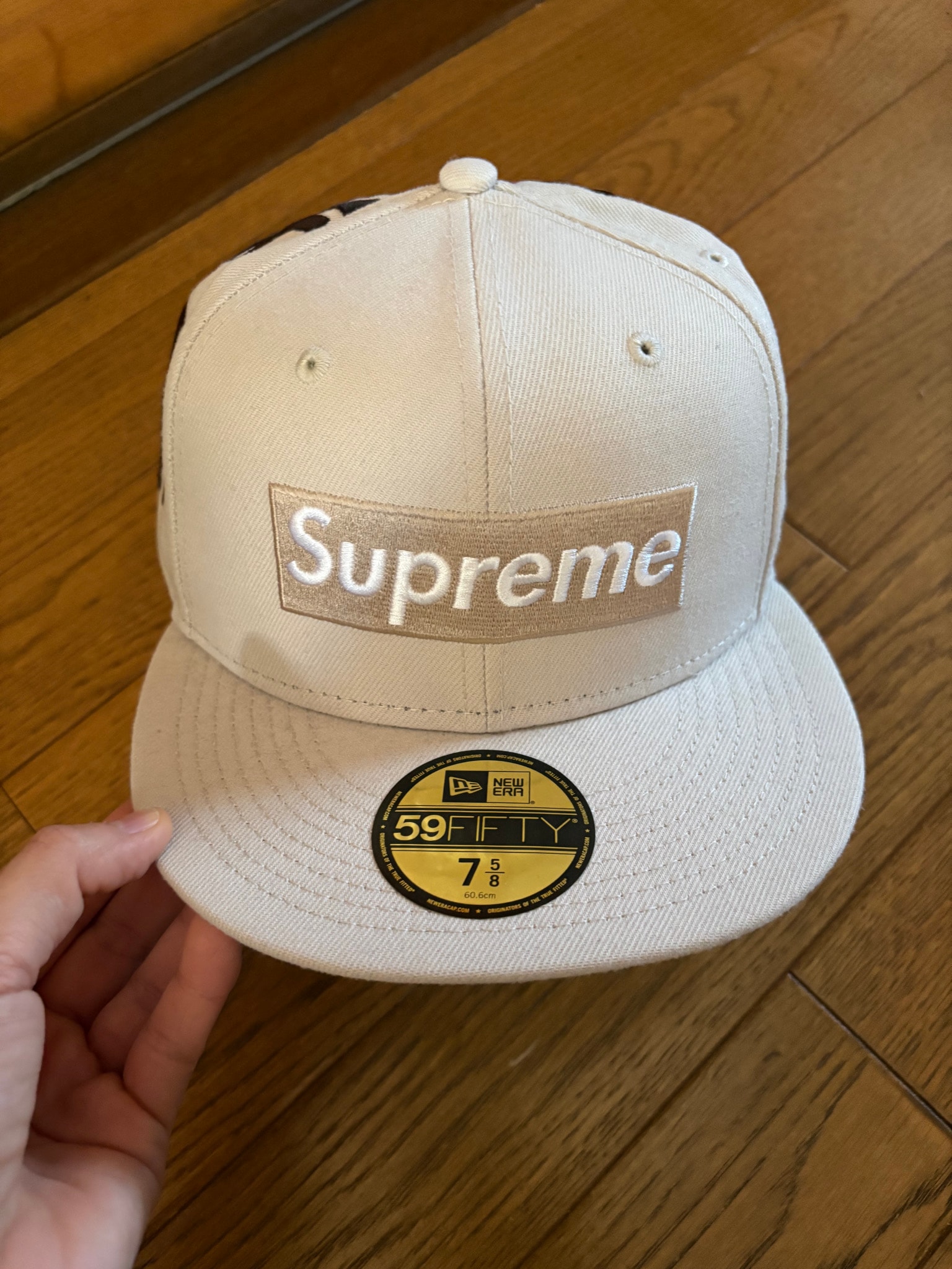 Supreme x New York Yankees Box Logo New Era "Tan"