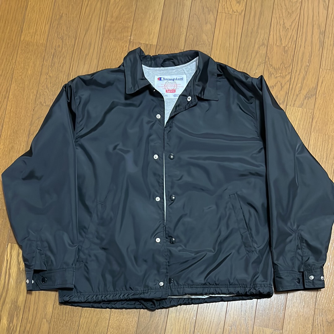 Supreme x Champion Coaches Jacket "Black"
