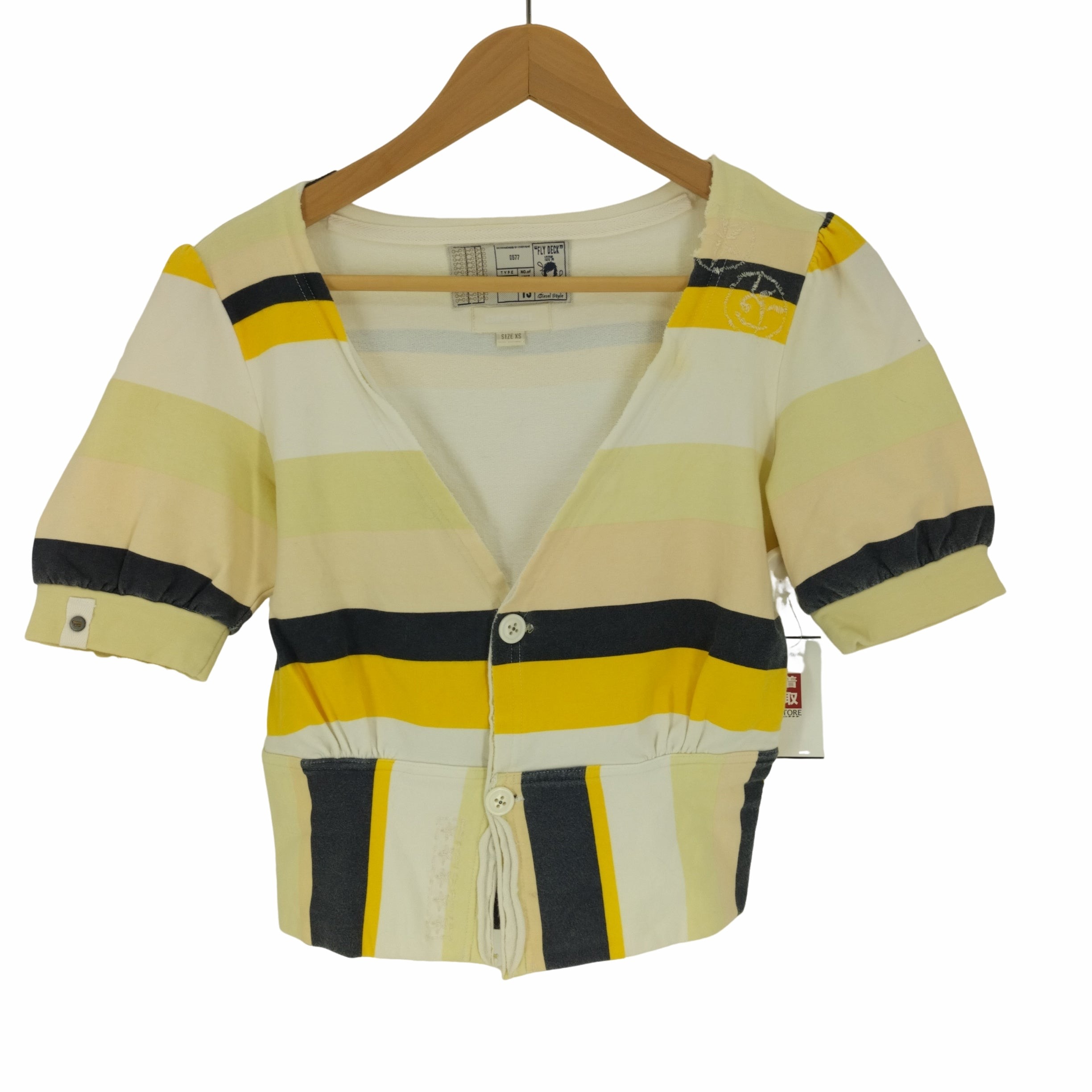 FLY DECK ボーダー S/S カーディガン【1132242481817】