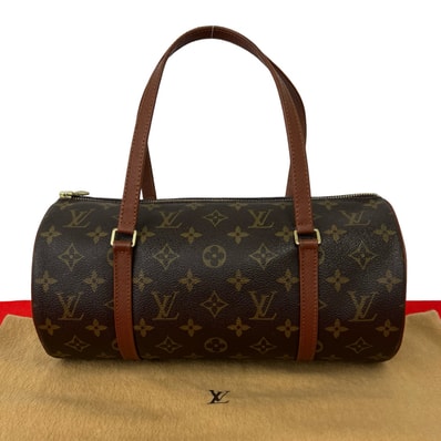 LOUIS VUITTON ルイヴィトン パピヨン 30 モノグラム PVC レザー ハンドバッグ ブラウン
20510