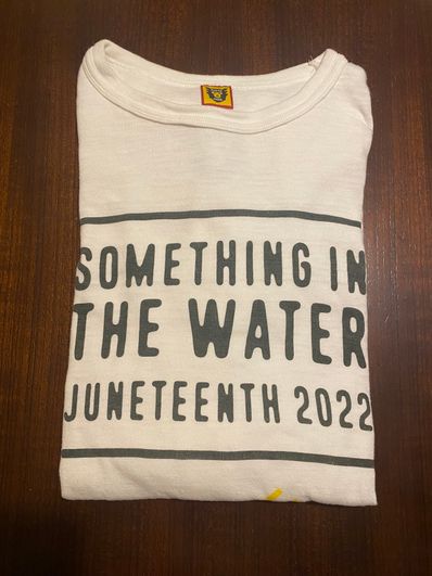 HUMAN MADE SOMETHING IN THE WATER T-SHIRT "White"