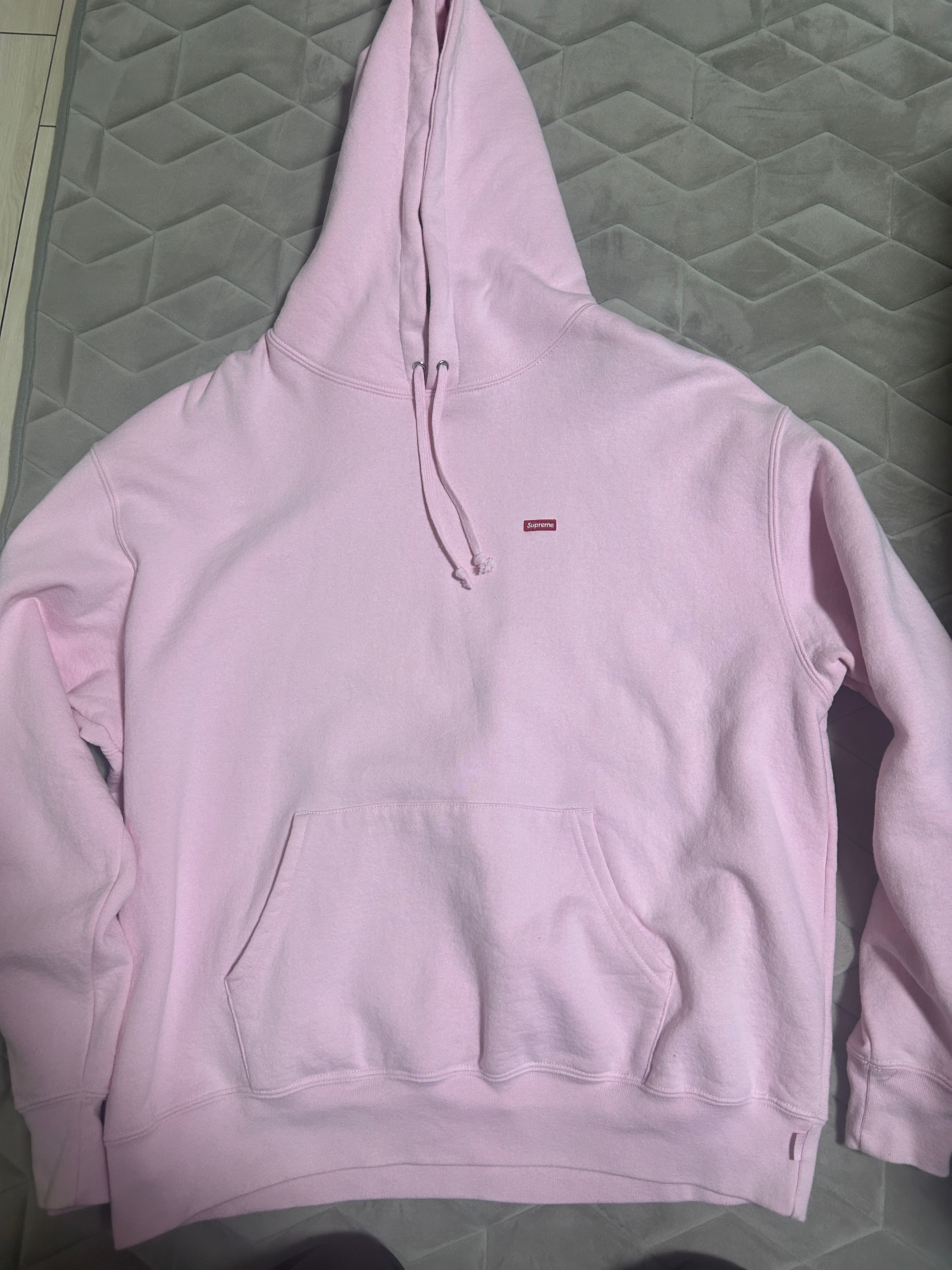 Supreme Small Box Hooded Sweatshirt "Light Pink" (24SS)