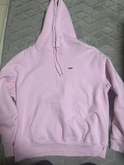 Supreme Small Box Hooded Sweatshirt "Light Pink" (24SS)