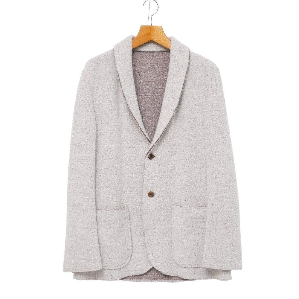 ISSEY MIYAKE MEN イッセイミヤケ メン Shrinkable Knit テーラードジャケット サイズ3 縮絨 ニットジャケットブレザー ブランド古着【中古】20260127/RA7549