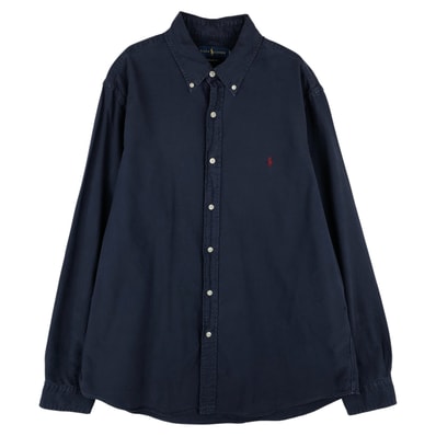 古着 ラルフローレン Ralph Lauren CLASSIC FIT クラシックフィット 長袖 ボタンダウンシャツ メンズXL相当/eaa610574
