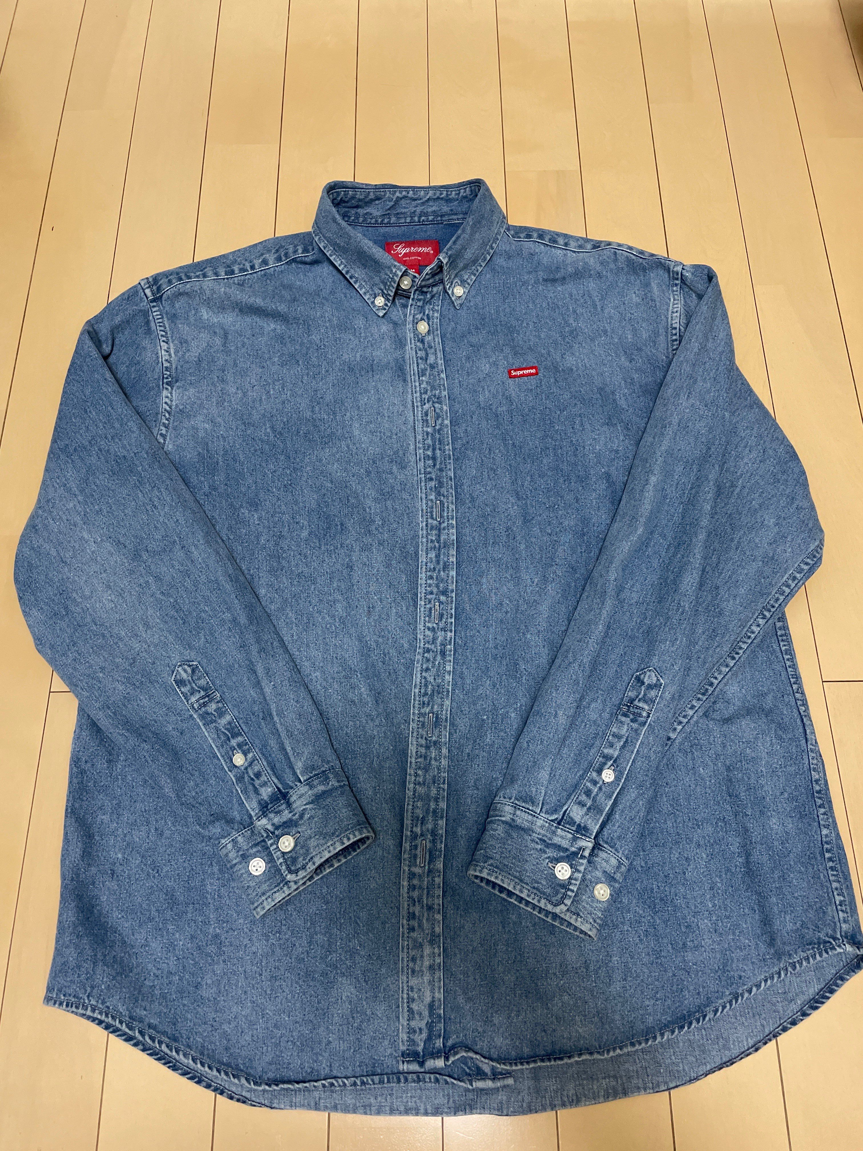 Supreme Small Box Shirt "Denim" (22SS)