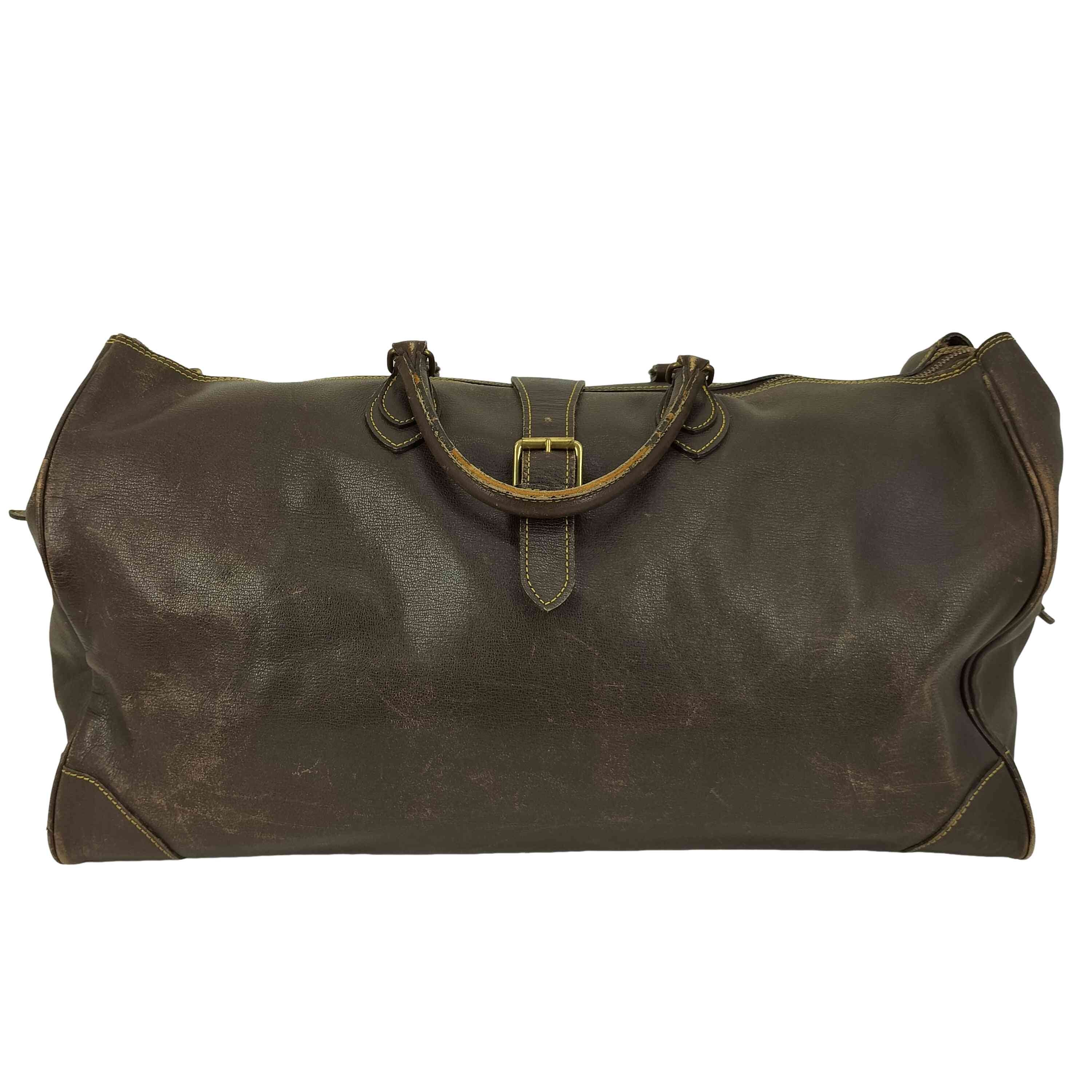 80S 本人期 レザー ボストンバッグ【1142025855278】