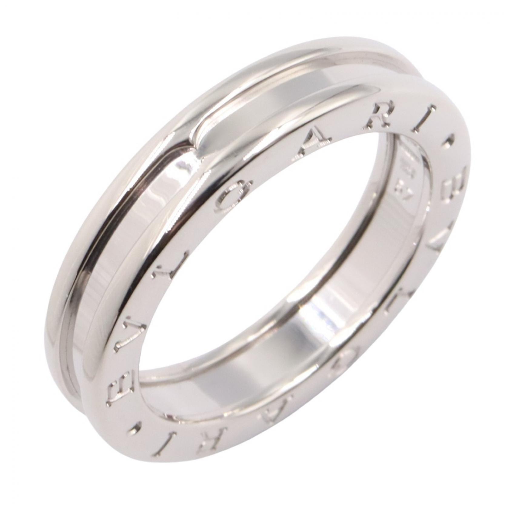 ブルガリ BVLGARI B-zero1 ビーゼロワン リング 1バンド リング・指輪 ジュエリー K18WG(ホワイトゴールド) メンズ レディース シルバー系 346566 【中古】