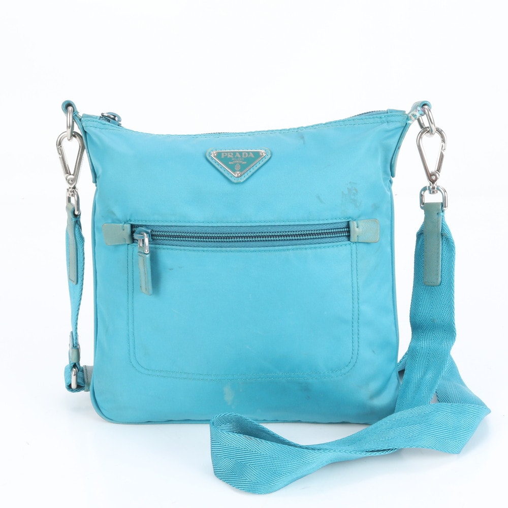 ■美品 プラダ テスート ナイロンサフィアーノ クロスボディ