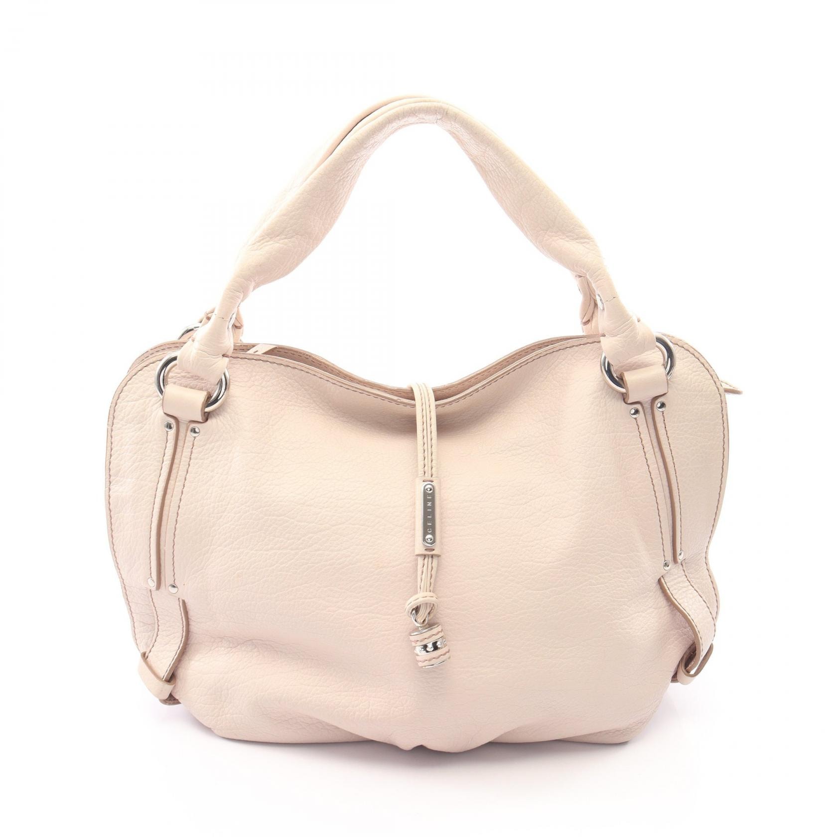 セリーヌ CELINE ビタースウィート ハンドバッグ バッグ レザー レディース ピンク系 【中古】