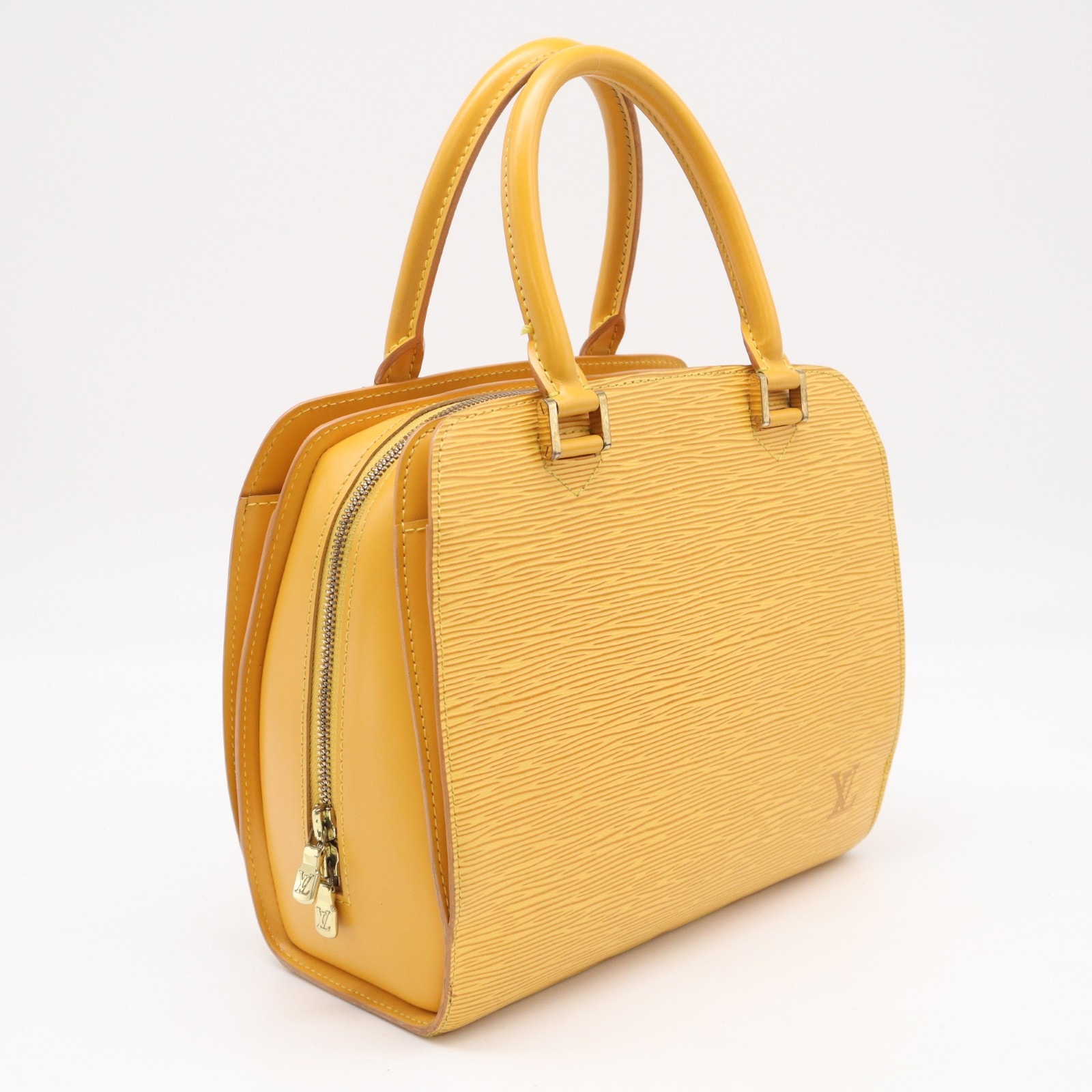 LOUIS VUITTON ルイ・ヴィトン エピ ポンヌフ タッシリイエロー M52059 ハンドバッグ イエロー レザー レディース