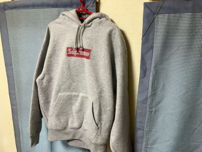 Supreme Inside Out Box Logo Hooded Sweatshirt "Heather Grey"