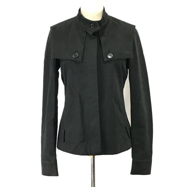 ¥6990/タグ付新古品★ユニクロ/UNIQLO★ツイルピーチブルゾン/アウター/ショートコート【レディースM/黒/black】Jaket/Jumper◆cBH587