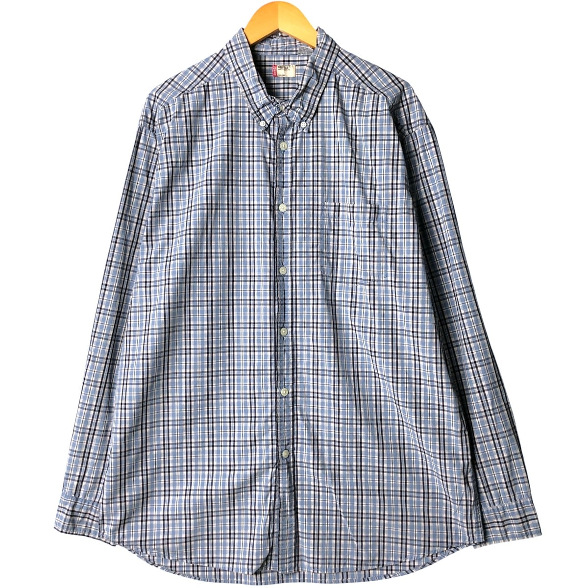 古着 リーバイス Levi's RED TAB タータンチェック 長袖 ボタンダウンチェックシャツ メンズXL相当/eaa586779