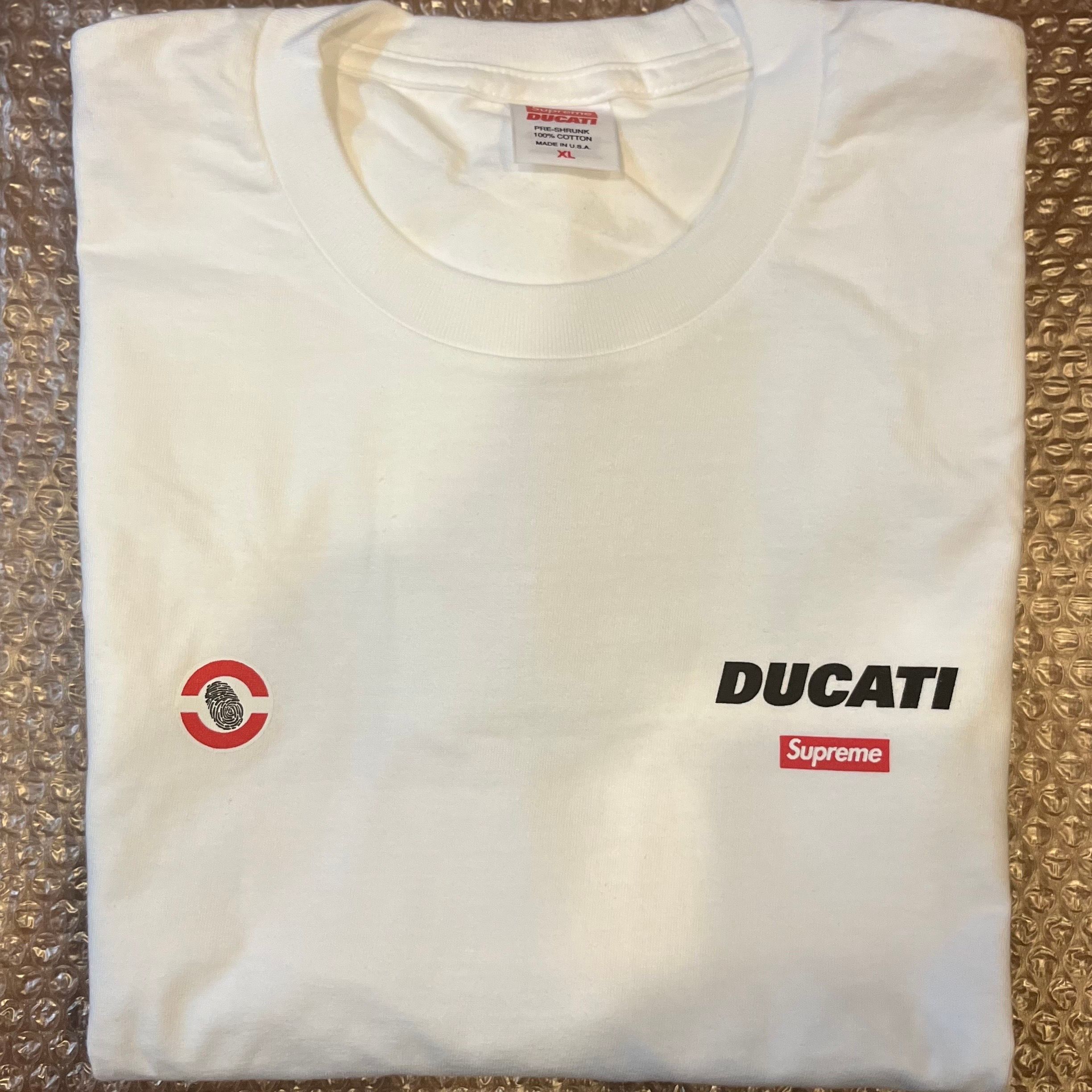 Supreme x Ducati Logos Tee "White"