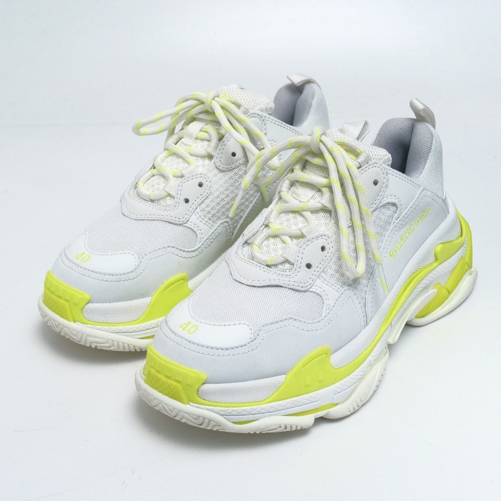BALENCIAGA バレンシアガ TRIPLE S スニーカー サイズ26.5 ローカット 厚底 ブランド古着【中古】20260514/RA7644